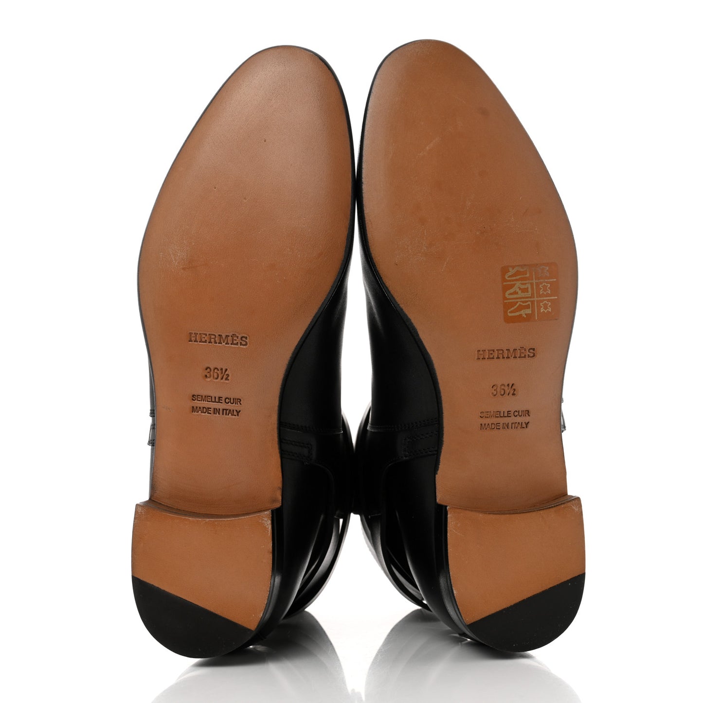 Calfskin Neo Low Boots 36.5 Black
