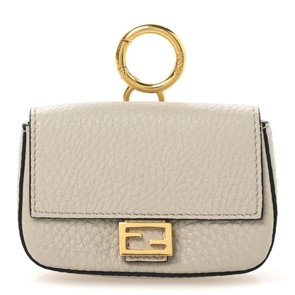 Fendi Cuoio Romano Micro Baguette Charm Latte 1 of 5