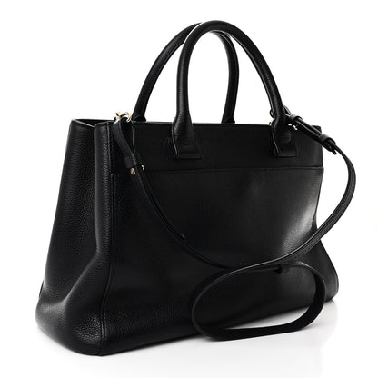 Chanel Grained Calfskin Small Neo Executive Shopper Tote  Black 3 of 11