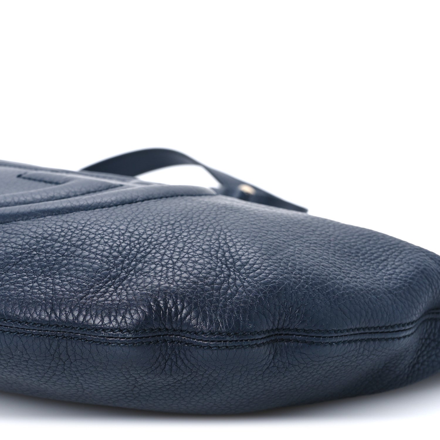 Gucci Pebbled Calfskin Medium Soho Hobo Blue 10 of 10