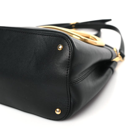 Valentino Garavani Smooth Calfskin Supervee Top Handle Bag Black 8 of 9