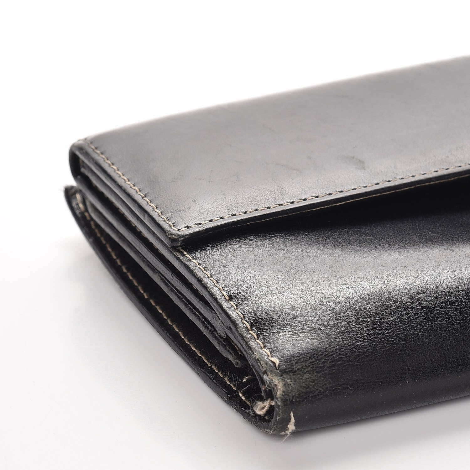 Gucci Smooth Calfskin Continental Flap Wallet Black 9 of 11