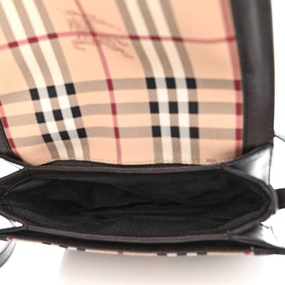Burberry Haymarket Check Paisley Crossbody Brown 5 of 12