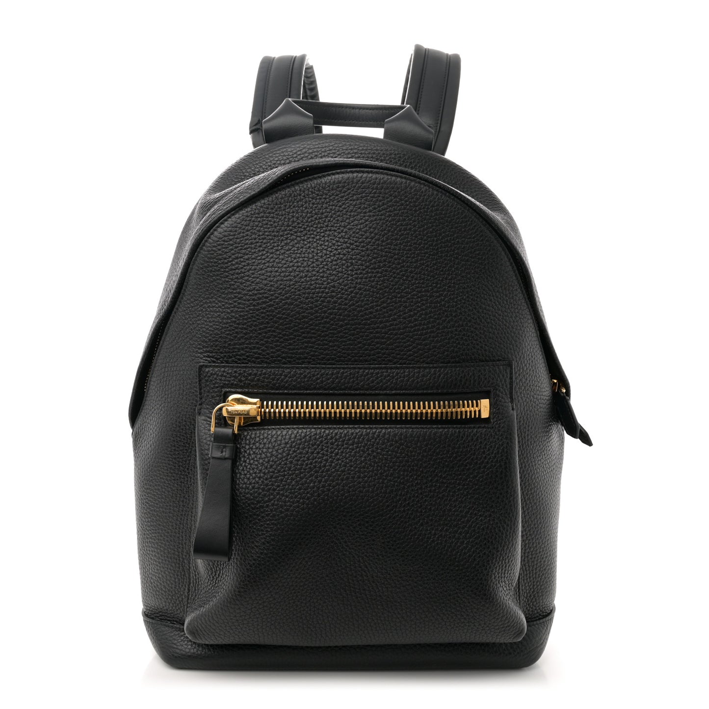 Grained Calfskin Buckley Backpack Black