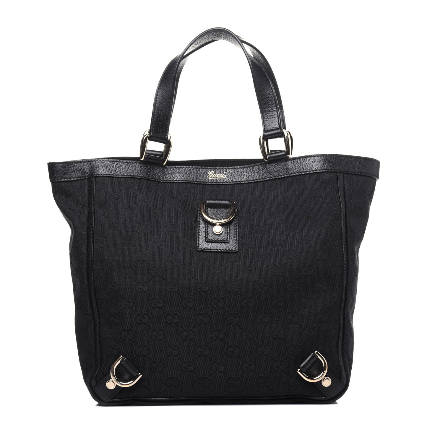 Monogram Small Abbey Tote Black