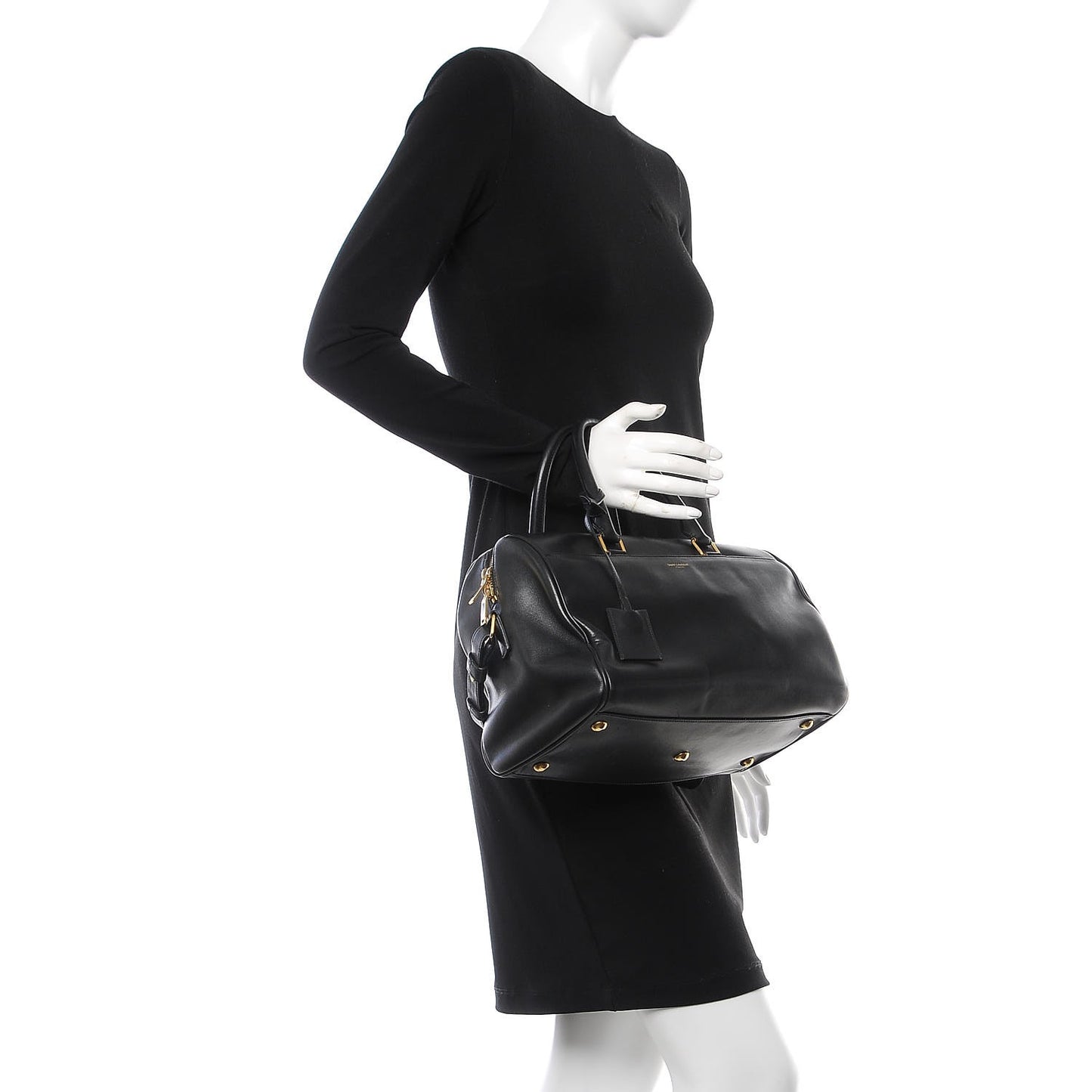 Calfskin Classic Duffle 6 Black