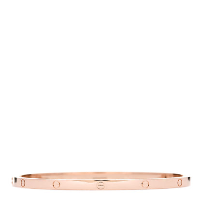 Cartier 18K Pink Gold Small LOVE Bracelet 19 2 of 5