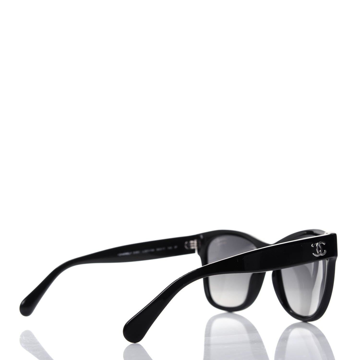 Chanel Acetate Square CC Sunglasses 5380 Black 4 of 8