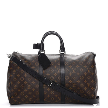 Louis Vuitton Monogram Macassar Keepall Bandouliere 45 1 of 8