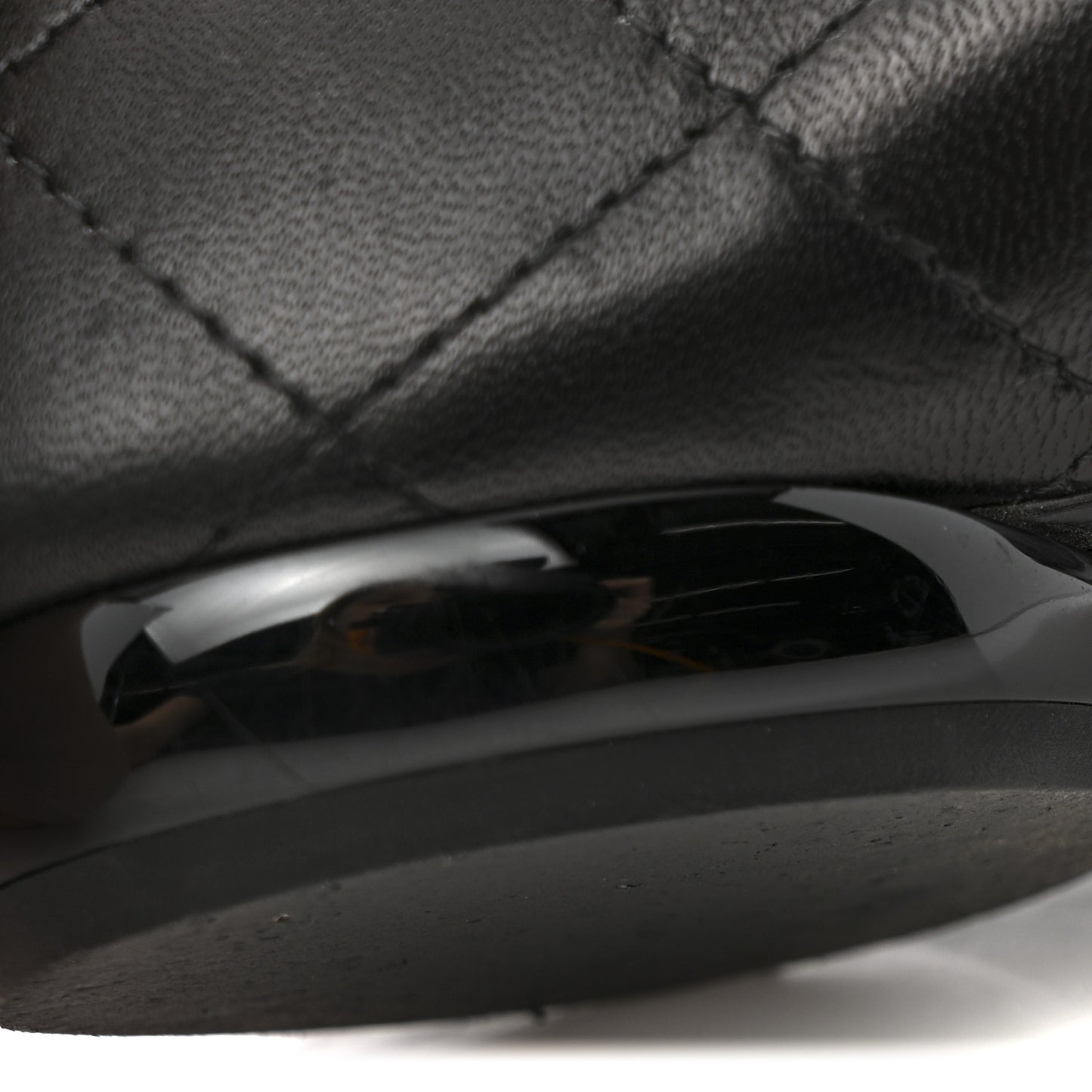 Lambskin Quilted Cambon Ballerina Flats 40 Black