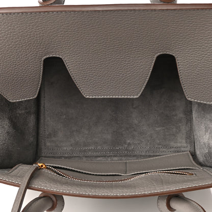 Celine Crisped Calfskin Small Tie Knot Tote Medium Grey 4 of 7