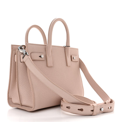 Saint Laurent Grained Calfskin Nano Supple Sac De Jour Marble Pink 3 of 11