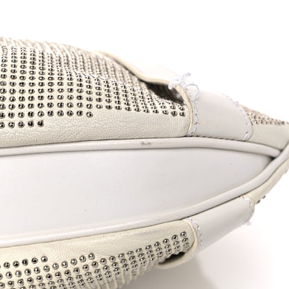 Burberry Calfskin Studded Hobo White 18 of 34
