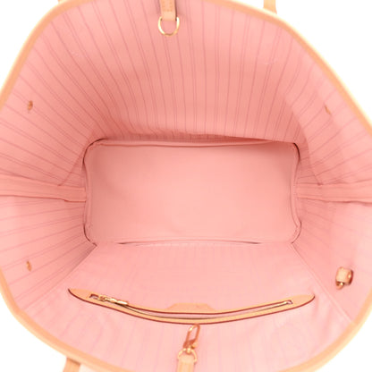 Louis Vuitton Damier Azur Neo Neverfull MM Rose Ballerine 6 of 10