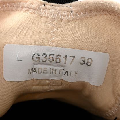 Chanel Suede Calfskin Nylon Grosgrain CC Sneakers 39 Beige 7 of 9