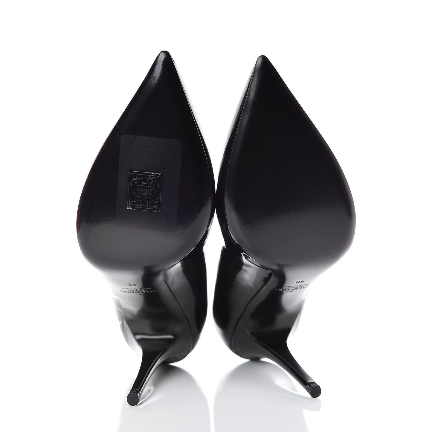 Patent VLTN 105mm Pumps 40 Black White