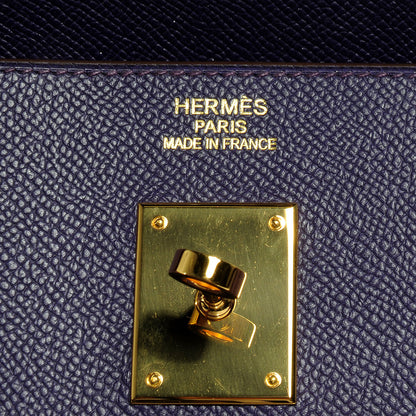 Hermes Epsom Birkin 40 Iris 8 of 10