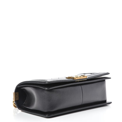 Chanel Lambskin Quilted Medium Boy Flap Black 3 of 14