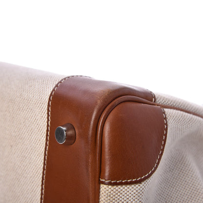 Hermes Toile Barenia Birkin 35 Fauve 29 of 45