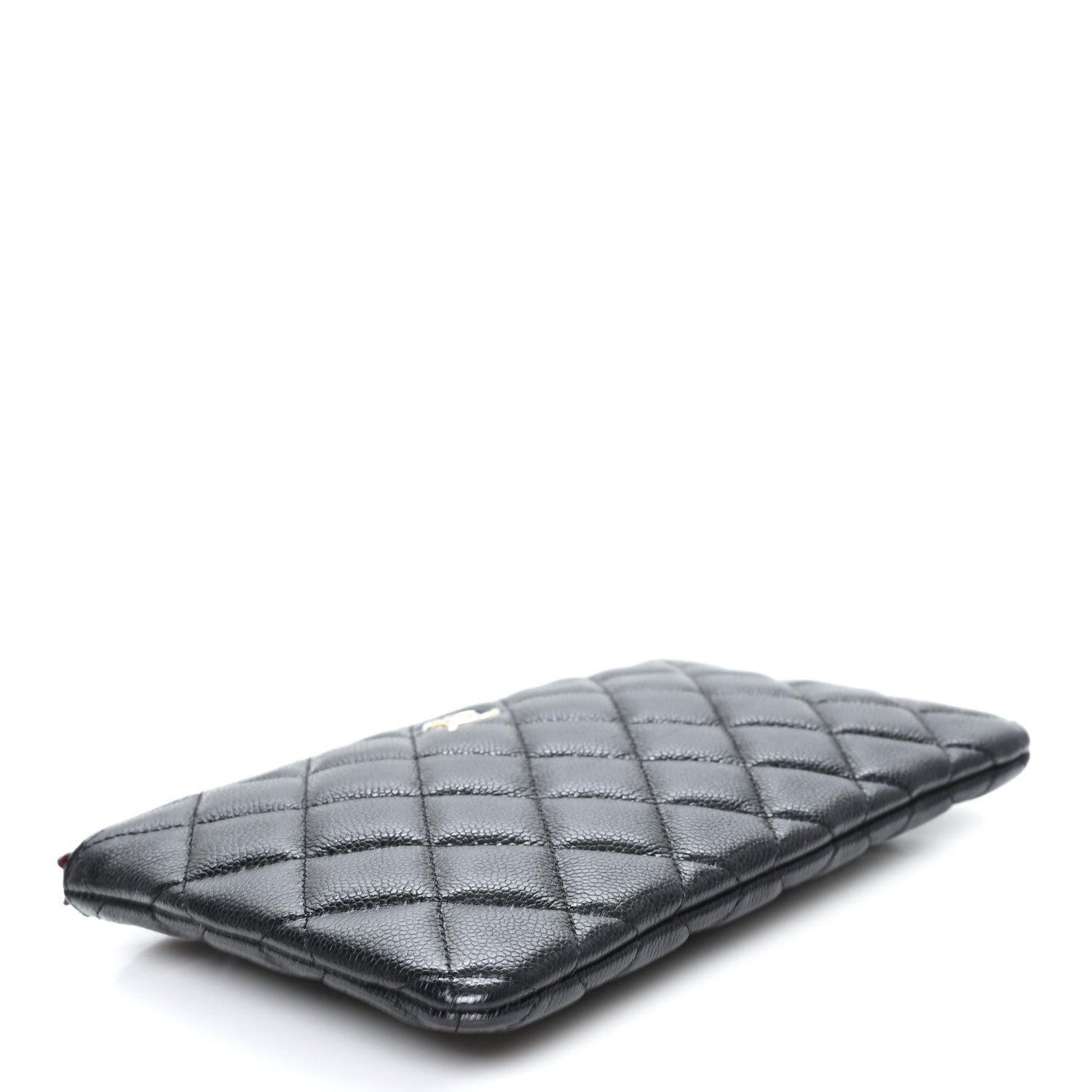 Chanel Caviar Quilted Small Zipped Pouch Black 4 of 7