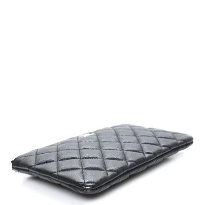 Chanel Caviar Quilted Small Zipped Pouch Black 4 of 7