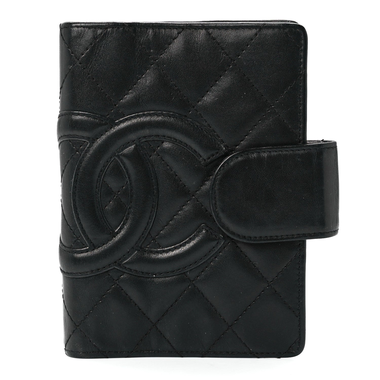 Chanel Calfskin Quilted Small Cambon Agenda Planner Black 1 of 14