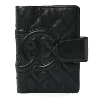 Chanel Calfskin Quilted Small Cambon Agenda Planner Black 1 of 14