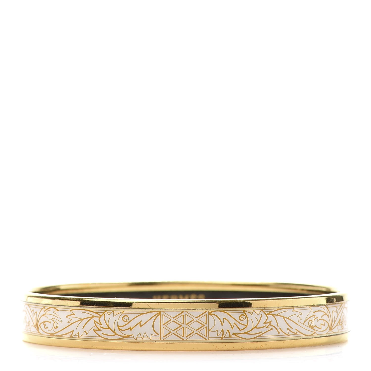 Hermes Enamel Printed Narrow Bracelet 65 1 of 5