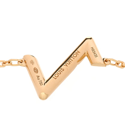 Louis Vuitton 18K Yellow Gold Volt Upside Down Chain Bracelet 3 of 4