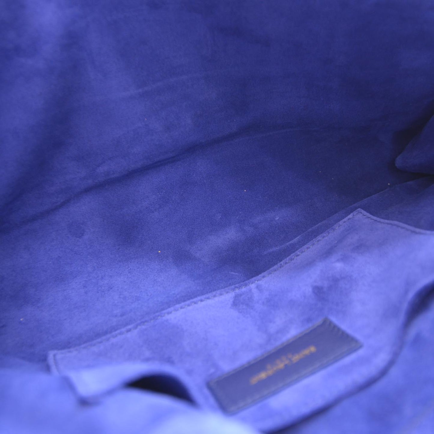 Leather Chyc Clutch Blue