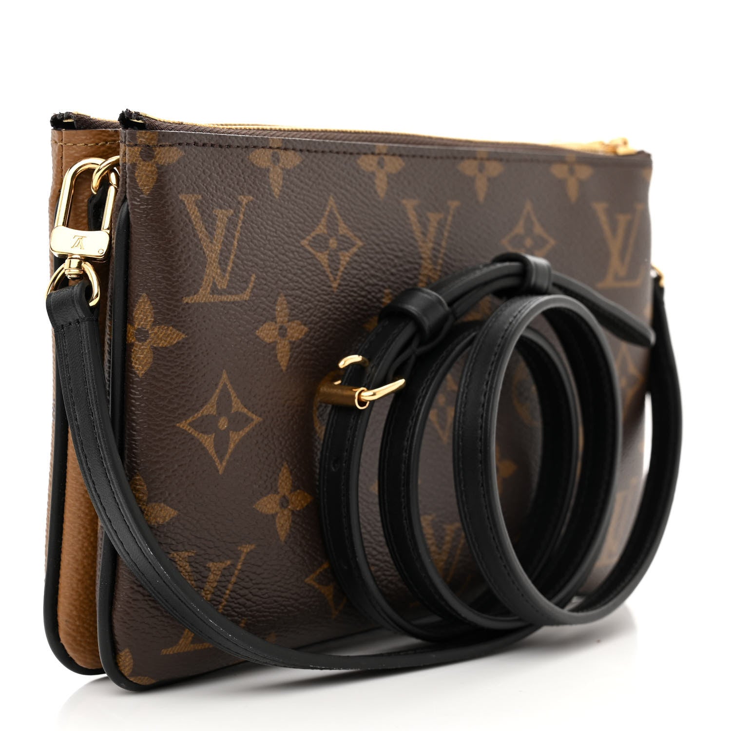 Louis Vuitton Reverse Monogram Giant Double Zip Pochette 3 of 10