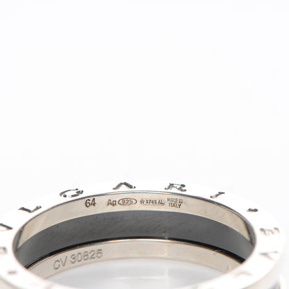 Bulgari Sterling Silver Ceramic Save The Children One-Band Ring 52 6 5 of 7