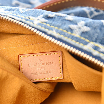 Louis Vuitton Denim Baggy GM Blue 6 of 11