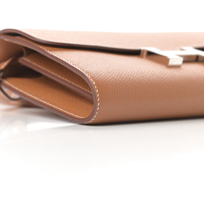 Hermes Epsom Constance Long Wallet To Go Gold 9 of 12