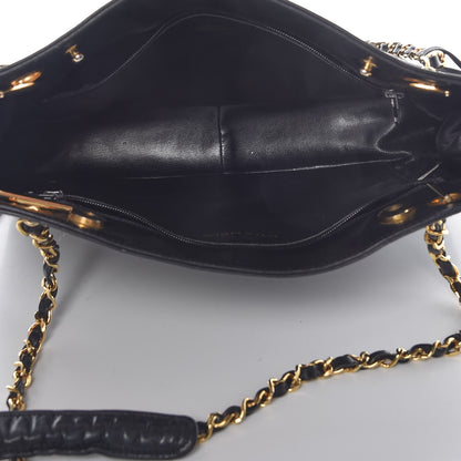 Chanel Lambskin Quilted Tote Black 5 of 9