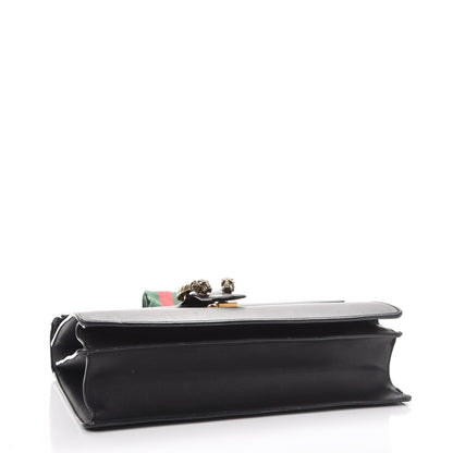 Gucci Moon Calfskin Web Large Dionysus Bamboo Top Handle Bag Black 6 of 21