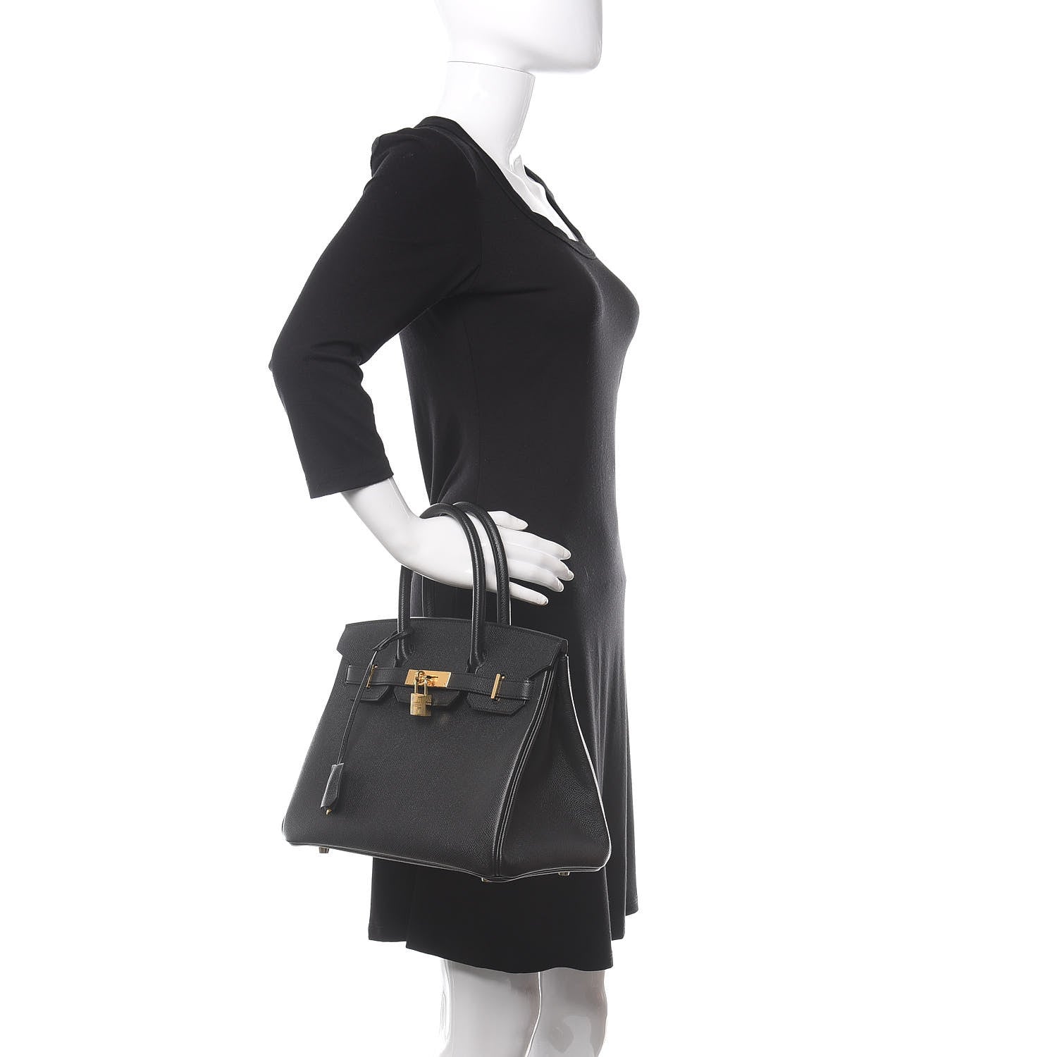 Hermes Epsom Birkin 30 Black 2 of 11