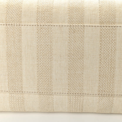 Chanel Mixed Fibers Striped Medium Deauville Tote Beige 12 of 12