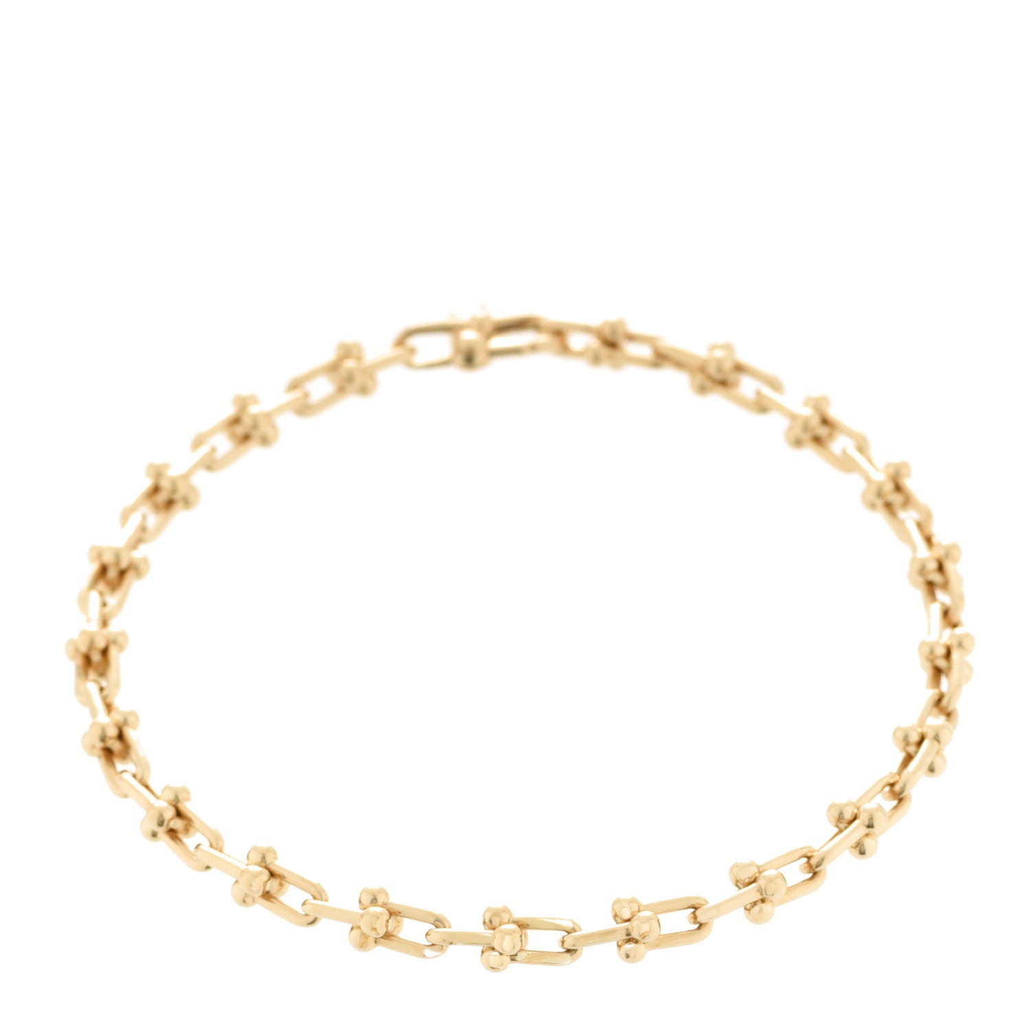Tiffany 18K Yellow Gold Micro HardWear Link Bracelet 1 of 6