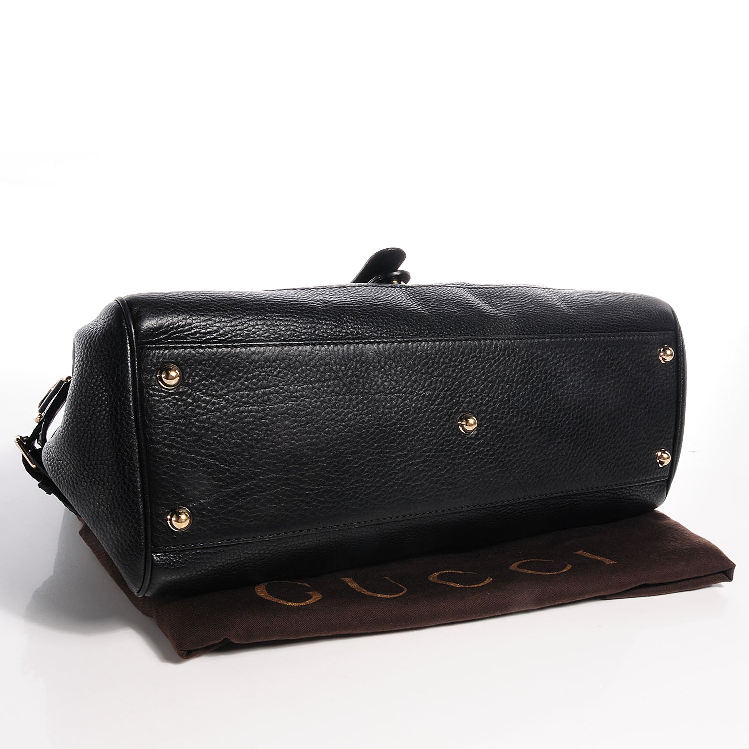Gucci Leather Medium Web Heritage Shoulder Bag Black 4 of 7