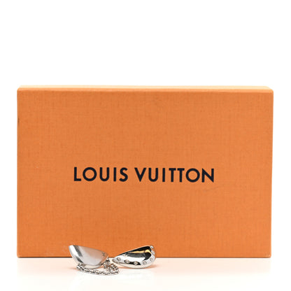 Louis Vuitton Brass Bionic Earrings Palladium 5 of 5
