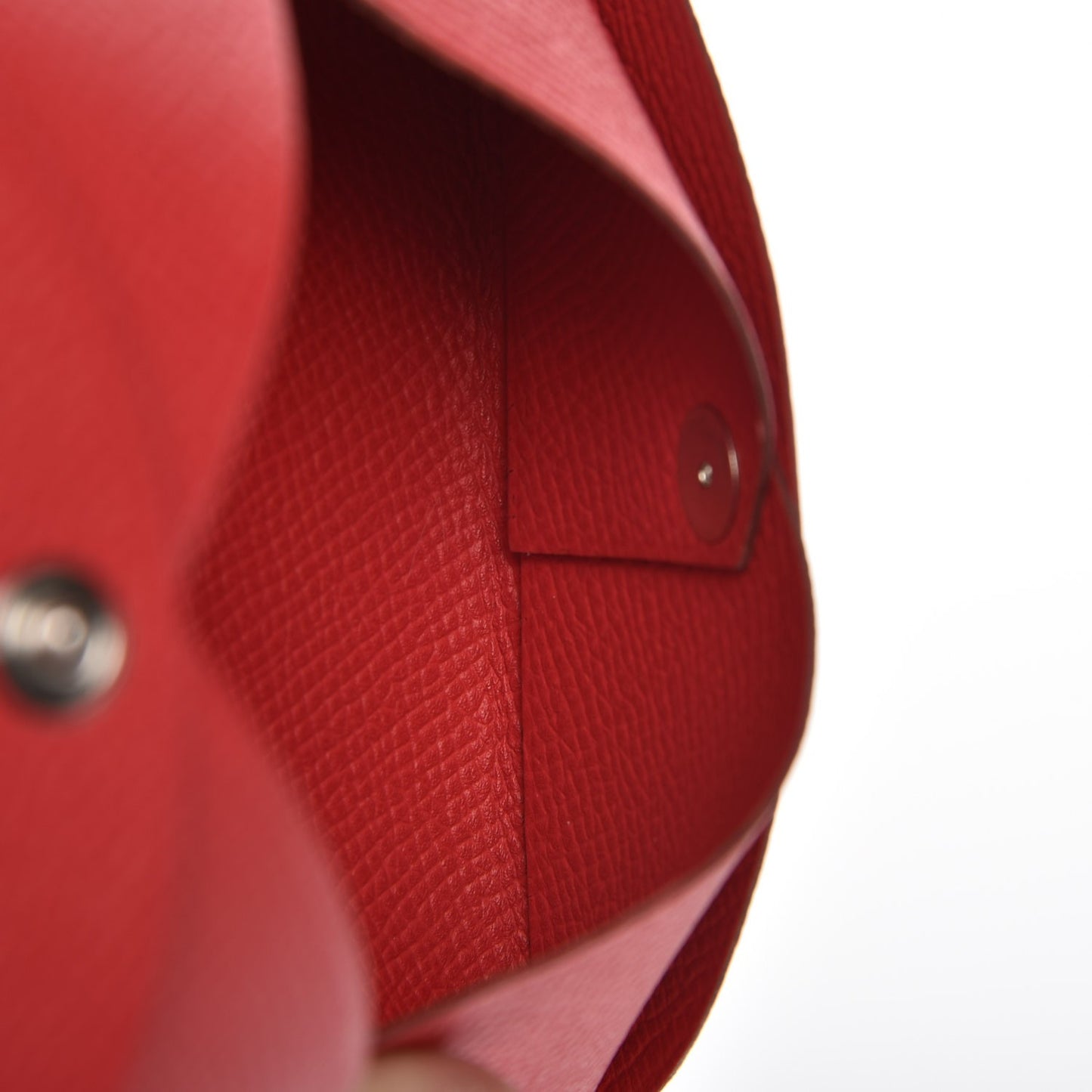Epsom Calvi Card Case Rouge Casaque