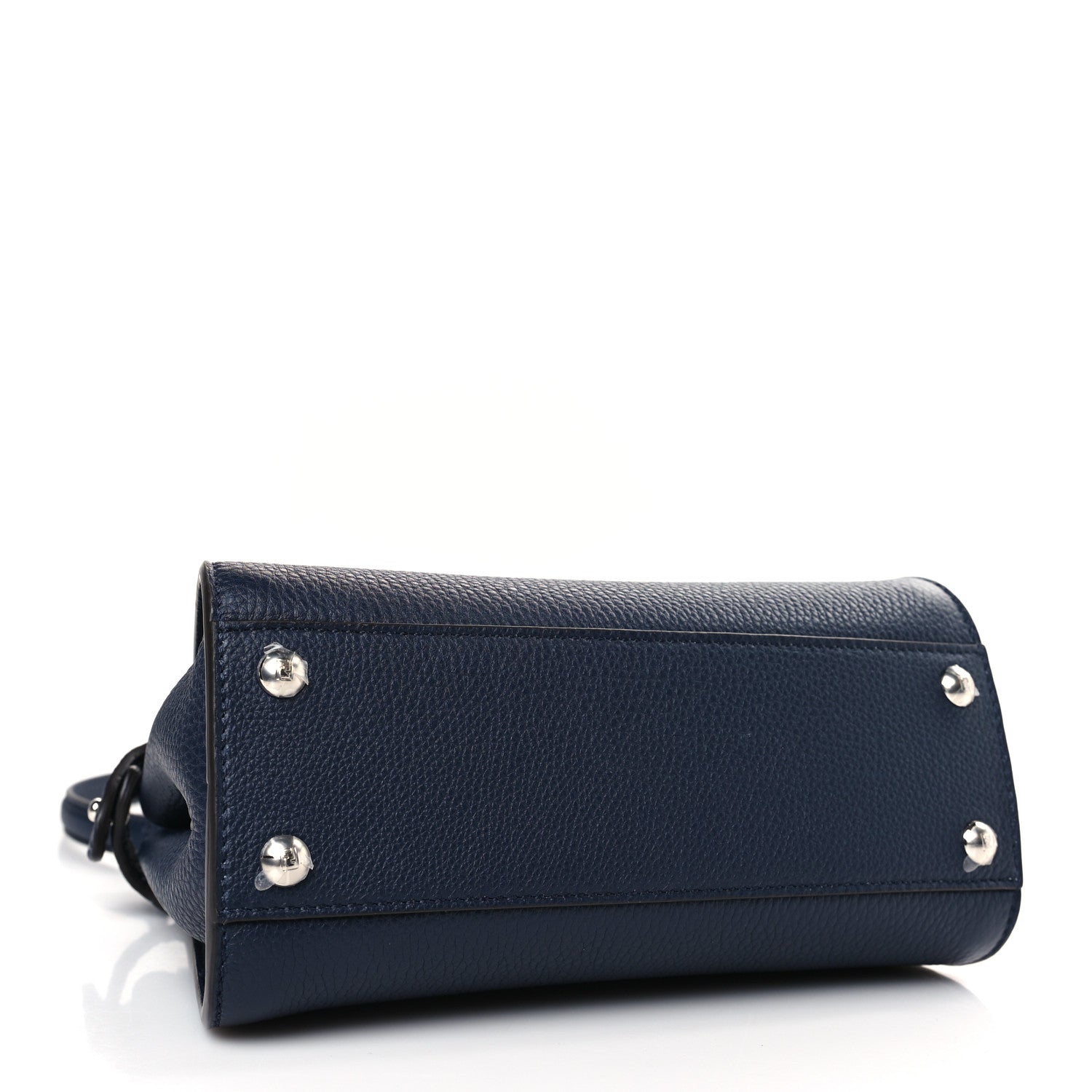 Fendi Cuoio Roma Sellerissima Nappa Sintetica Tape Stitch Mini Peekaboo Notte 4 of 9