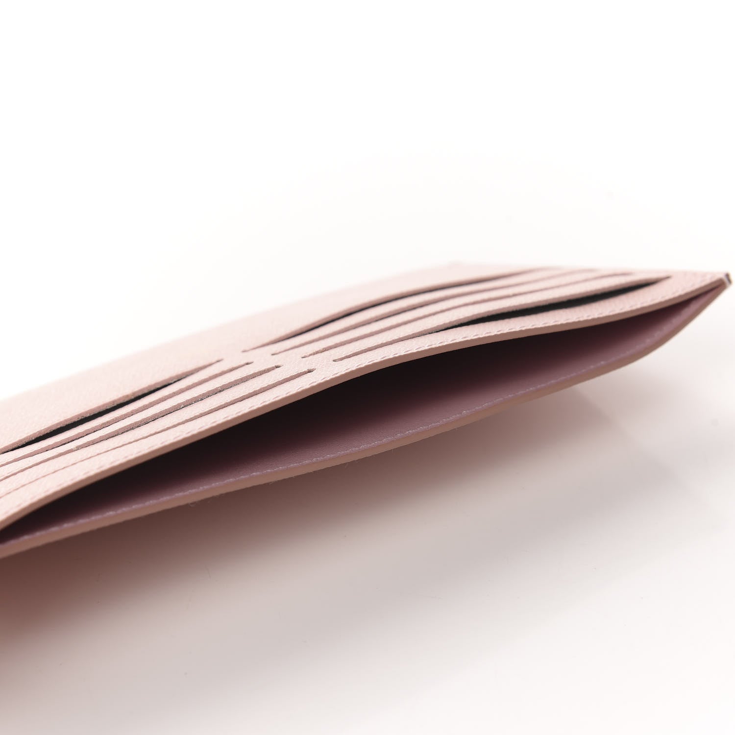 Louis Vuitton Calfskin Felicie Card Holder Insert Rose Ballerine 5 of 7
