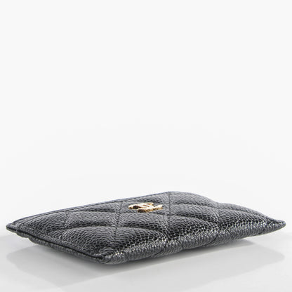 Chanel Caviar Quilted Card Holder Black 4 of 9