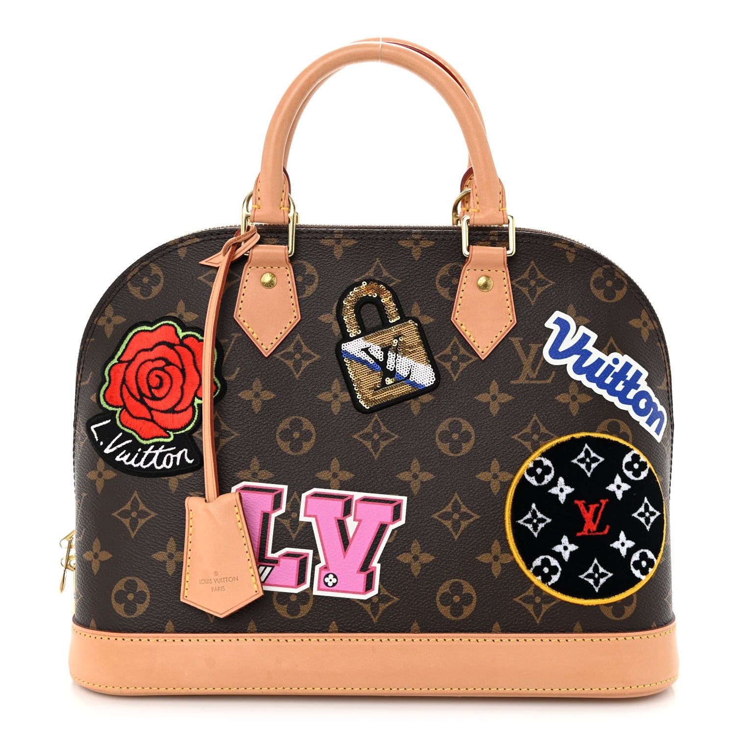 Louis Vuitton Monogram Stories Alma PM 1 of 10