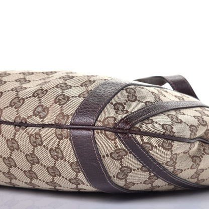 Gucci Monogram Medium Abbey Convertible Tote Dark Brown 10 of 10