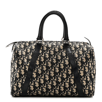 Christian Dior Monogram Boston Navy Blue 1 of 9