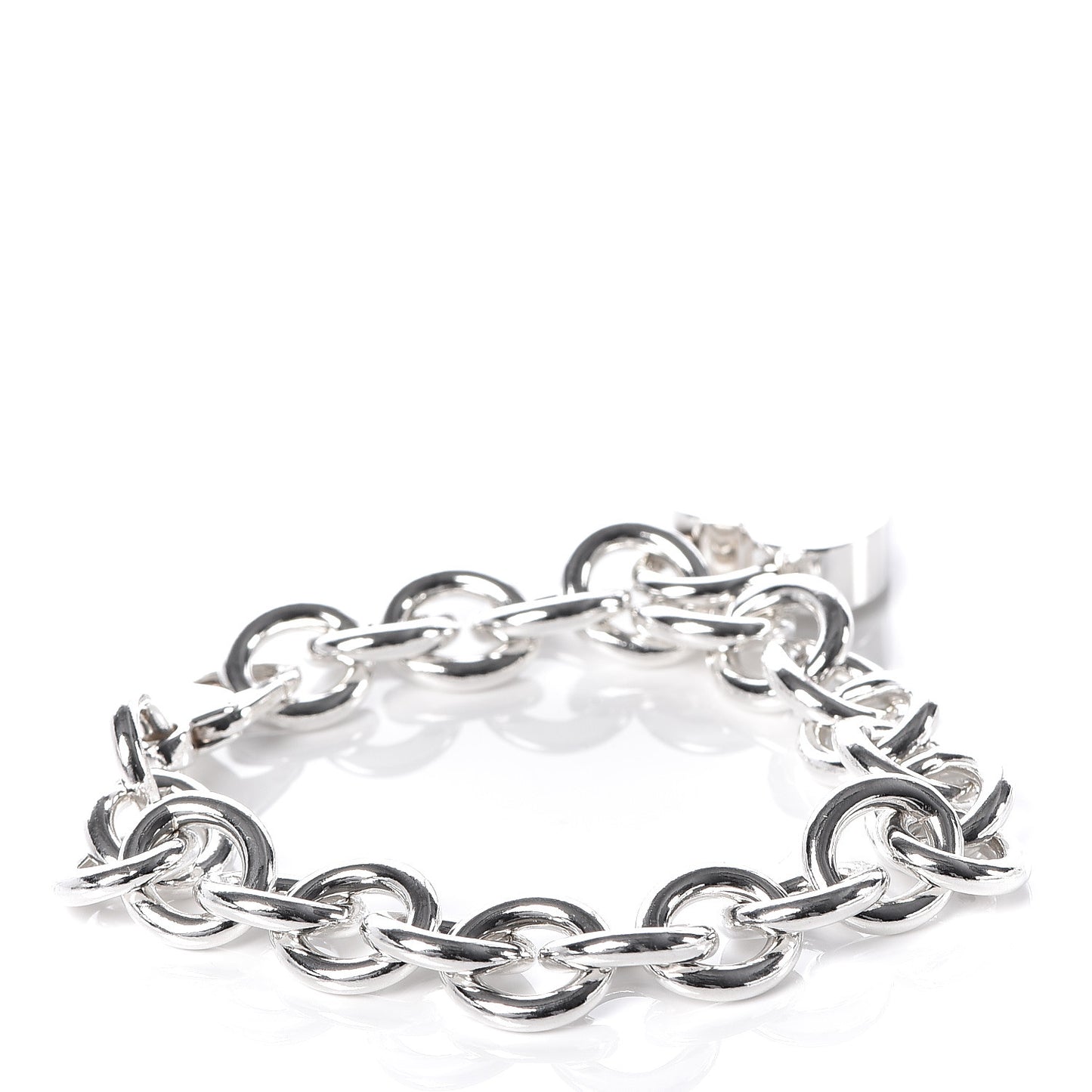 Sterling Silver Heart Love Charm Bracelet