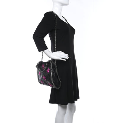 Stella McCartney Eco Alter Nappa Embossed Mini Star Falabella Tote Black Pink 2 of 9